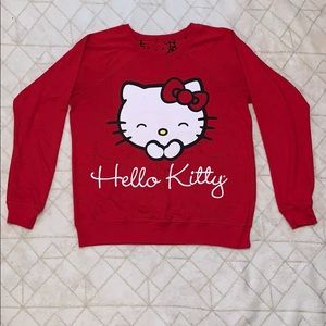 Reversible Hello Kitty Women’s crew neck sweater